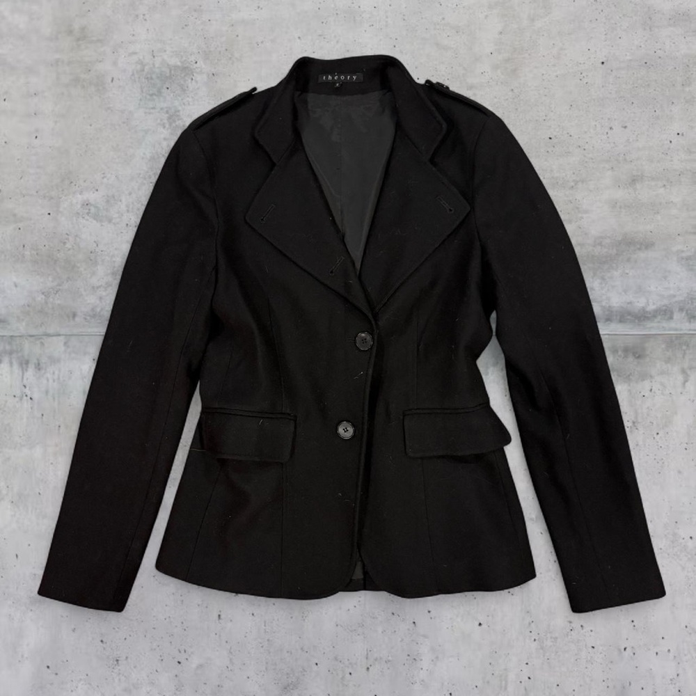 Vintage Theory wool military jacket in black